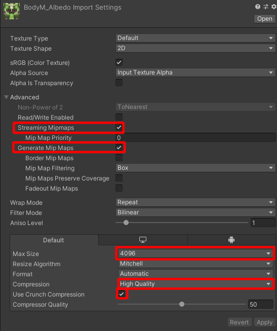 Drakonoid_TextureSettings.png